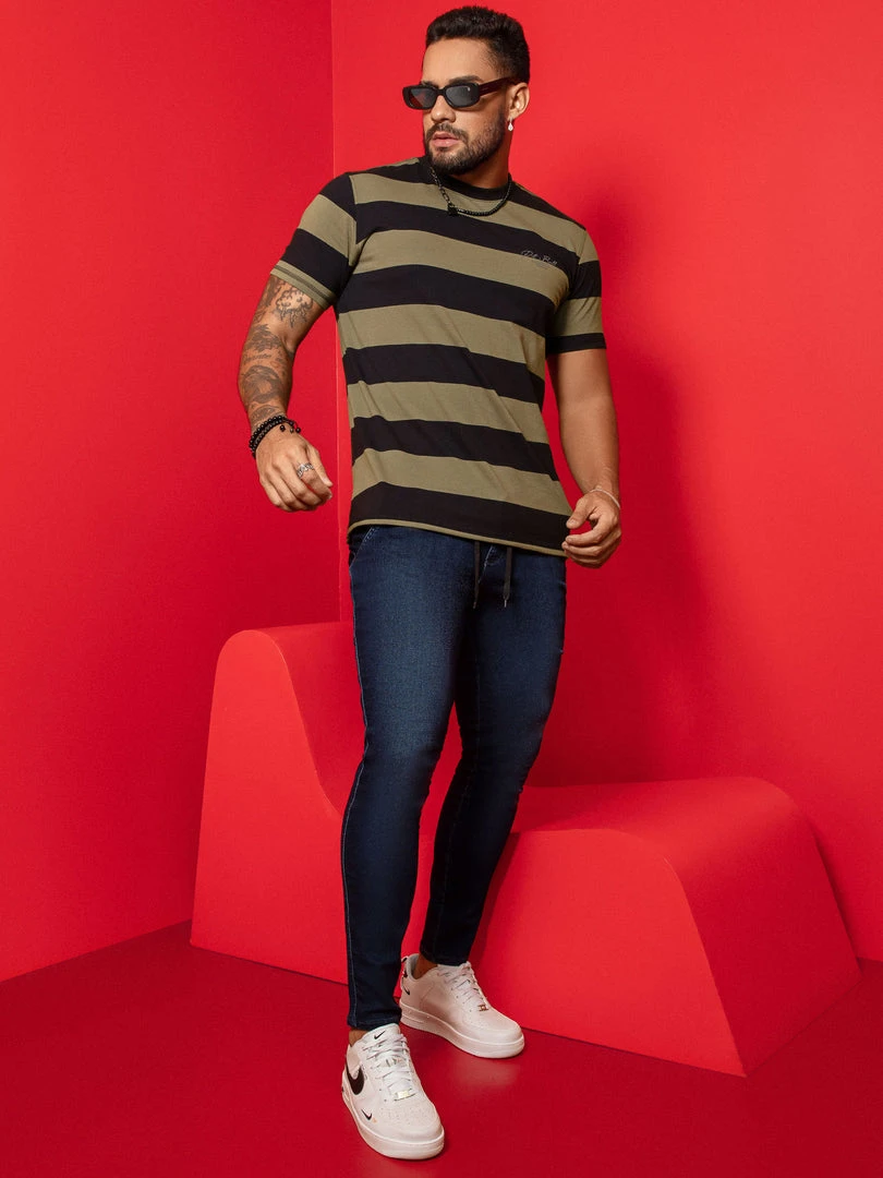 PL MALHA 62001 - Men's Striped T-Shirt 62001 - Men's Striped T-Shirt 5 PL MALHA 62001 - Men's Striped T-Shirt 62001 - Men's Striped T-Shirt