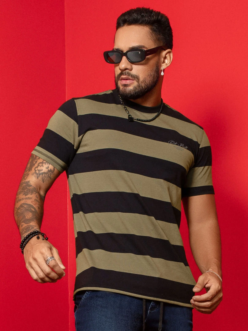 PL MALHA 62001 - Men's Striped T-Shirt 62001 - Men's Striped T-Shirt 3 PL MALHA 62001 - Men's Striped T-Shirt 62001 - Men's Striped T-Shirt