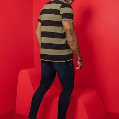 PL MALHA 62001 - Men's Striped T-Shirt 62001 - Men's Striped T-Shirt 9 PL MALHA 62001 - Men's Striped T-Shirt 62001 - Men's Striped T-Shirt