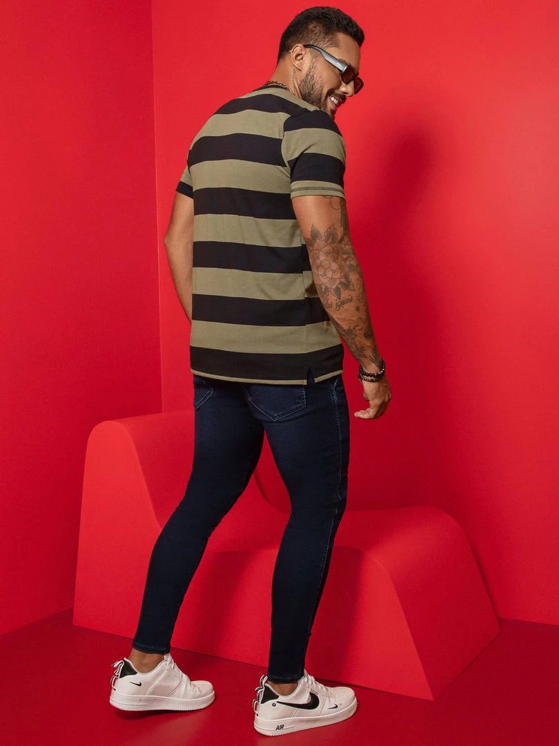 PL MALHA 62001 - Men's Striped T-Shirt 62001 - Men's Striped T-Shirt 6 PL MALHA 62001 - Men's Striped T-Shirt 62001 - Men's Striped T-Shirt