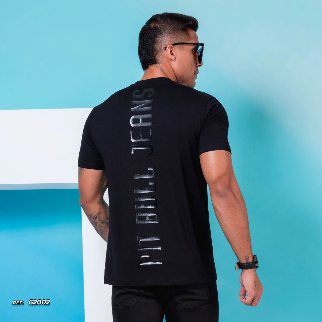 PL MALHA Men's T-shirt Basic Black - 62002 Liberty 4 PL MALHA Men's T-shirt Basic Black - 62002 Liberty