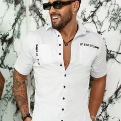 PL MALHA 62070 - Men's Classic Shirt With Short Sleeve