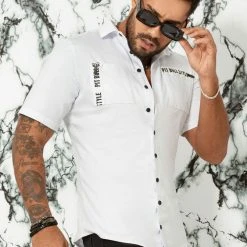 PL MALHA 62070 - Men's Classic Shirt With Short Sleeve
