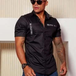 PL MALHA 62070 - Men's Classic Shirt With Short Sleeve