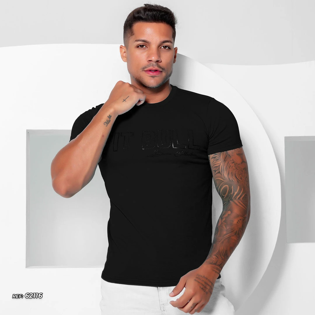 PL MALHA Men's O-neck T-shirt With Customization - 62116 12 PL MALHA Men's O-neck T-shirt With Customization - 62116