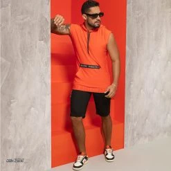 PIT BULL JEANS Identity 62125 - Black Shorts Sporty Style