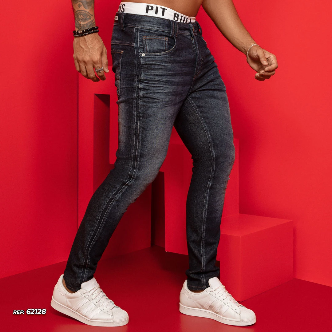 PL JEANS 62128 - Men's Jeans Perfect Fit With Ruffle 4 PL JEANS 62128 - Men's Jeans Perfect Fit With Ruffle