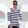 PL TRICOT Liberty Men's Striped Knit Shirt - 62148