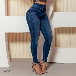 PIT BULL JEANS Movement Jeans Butt Lift With Double Waistband Exclusive Logomania - 62285