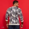 PL TRICOT 62378 - Men's Tricot Sweater With Pit Bull Logomania