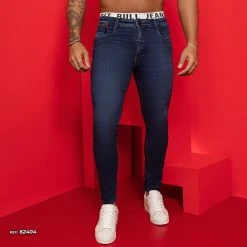 PIT BULL JEANS 62404 - Men's Dark Jeans With Perfect Fit On The Body