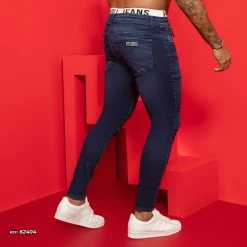 PIT BULL JEANS 62404 - Men's Dark Jeans With Perfect Fit On The Body