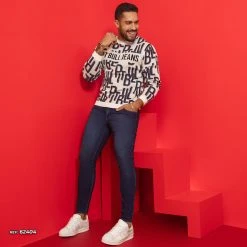 PIT BULL JEANS 62404 - Men's Dark Jeans With Perfect Fit On The Body