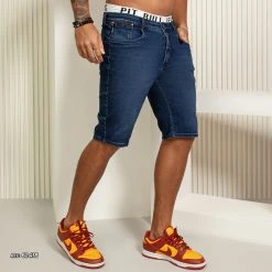 PL JEANS Identity 62418 - Men's Basic Denim Shorts With More Comfort