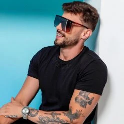 PIT BULL JEANS Pit Bull Rectangular Sunglasses - 62437