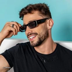 PIT BULL JEANS Sun Glass Pit Bull Square Vintage Sunglasses - 62442