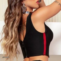 PL MALHA Sexy Top With Heart Neckline Sporty Style - 62465 Movement