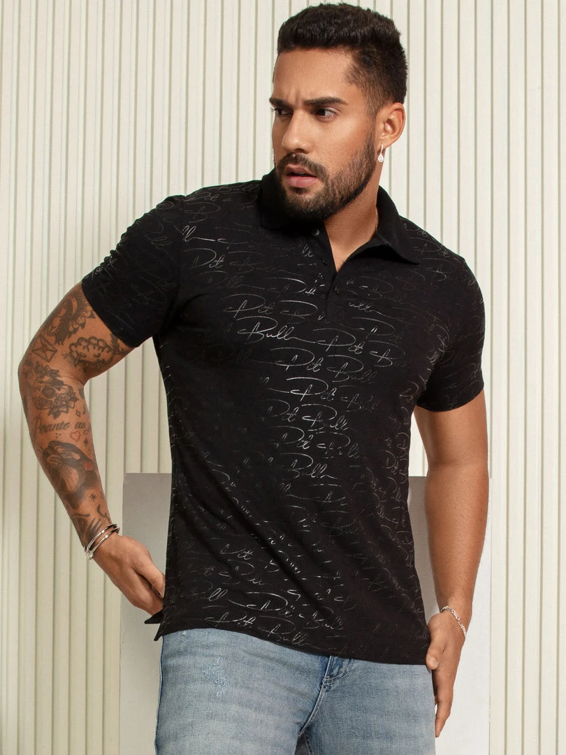 PL MALHA 62499 - Polo Shirt With Logomania Print Identity 4 PL MALHA 62499 - Polo Shirt With Logomania Print Identity