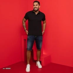 PL JEANS 62630 - Men's Denim Shorts With Authentic Logomania Identity