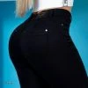 PIT BULL JEANS Women Black Skinny Pants Butt Lifting - 62659 1 PIT BULL JEANS Women Black Skinny Pants Butt Lifting - 62659