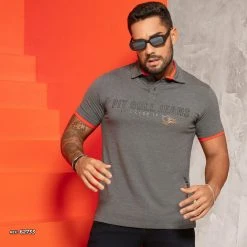 Pit Bull Jeans Official 62733 - Men's Polo Shirt With Stylish Logomania And Total Comfort Identity