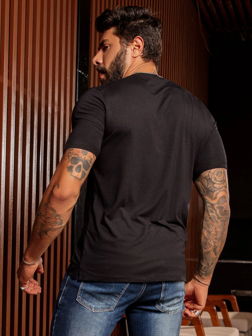 Pit Bull Jeans Official 62929 - Men's Black T-Shirt With Pit Bull Print NEWS 5 Pit Bull Jeans Official 62929 - Men's Black T-Shirt With Pit Bull Print NEWS