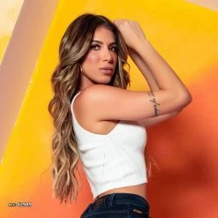 AQUISIÇÃO TRICOT Women Cropped Tricot V-neckline - 62989 11 AQUISIÇÃO TRICOT Women Cropped Tricot V-neckline - 62989