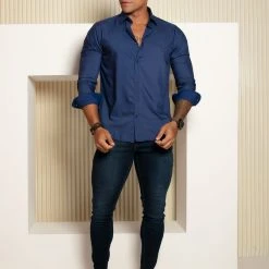 PL MALHA 63007 - Men's Straight Shirt