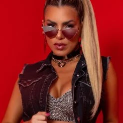 PL JEANS Identity 63057 - Cropped Jeans Vest