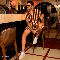 PL MALHA 63250 - T-shirt Trend Striped T-shirt Trend Striped