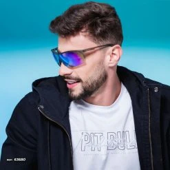 PIT BULL JEANS Sun Glass Sunglass Wrap-around Pit Bull - 63680 26 PIT BULL JEANS Sun Glass Sunglass Wrap-around Pit Bull - 63680