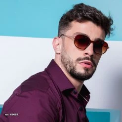 PIT BULL JEANS Round Sunglass Thin Frame - 63689 Sun Glass