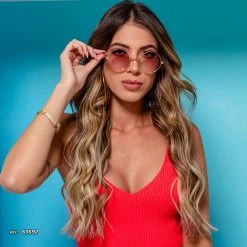 PIT BULL JEANS Round Sunglass Shiny - 63692