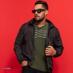 PL PILOTO MALHA 63726 - Men's Windbreaker Jacket Pit Bull Identity