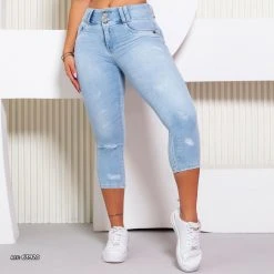 PIT BULL JEANS NEWS 63920 - Capri Pants Super Shaper Skinny With Butt Lift Effect
