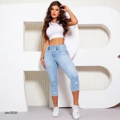 PIT BULL JEANS NEWS 63920 - Capri Pants Super Shaper Skinny With Butt Lift Effect