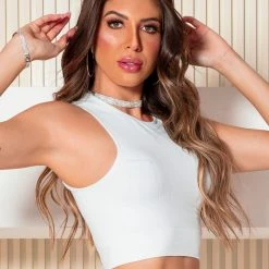 PL MALHA NEWS 63946 - Cropped Swimmer Tricot