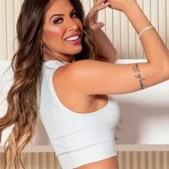 PL MALHA NEWS 63946 - Cropped Swimmer Tricot