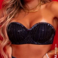 PL MALHA 64606 - Top Concept Embroidered Half Cup