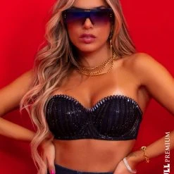 PL MALHA 64606 - Top Concept Embroidered Half Cup