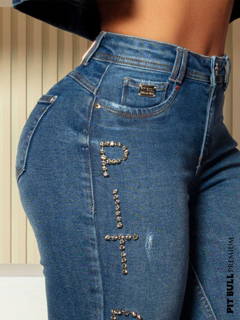 PL JEANS 64994 - Skinny Pants With Embroidered Logomania In Stone NEWS 8 PL JEANS 64994 - Skinny Pants With Embroidered Logomania In Stone NEWS