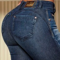 PILOTO JEANS NEWS 65224 - Skinny Pants With Logomania Side