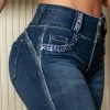 PL JEANS 65236 - Modeling Jeans With Shiny Stones And Logomania NEWS 2 PL JEANS 65236 - Modeling Jeans With Shiny Stones And Logomania NEWS