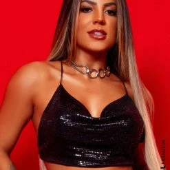 PL MALHA Women 65245 - Glossy Single Front Top