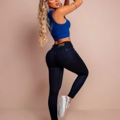 PIT BULL JEANS NEWS 65563 - Navy Blue Skinny Jeans With Butt Lifting 18 PIT BULL JEANS NEWS 65563 - Navy Blue Skinny Jeans With Butt Lifting