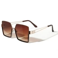 Pit Bull Jeans 66097 - Max Square Brown UV400 Sunglasses