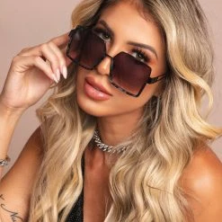 Pit Bull Jeans New Arrivals 66098 - Max Square Black Sunglasses