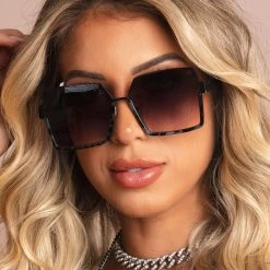 Pit Bull Jeans New Arrivals 66098 - Max Square Black Sunglasses