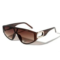 Pit Bull Jeans NEWS 66100 - UV400 Brown Mask Sunglasses