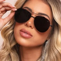 Pit Bull Jeans 66668 - Black Aviator Sunglasses 9 Pit Bull Jeans 66668 - Black Aviator Sunglasses